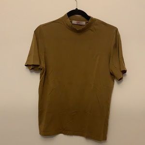 8 seconds mock collar tee